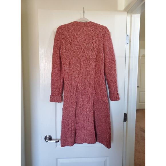 Far Away From Close Anthropologie Cable Knit Duster Sweater Cardigan, Medium - Picture 9 of 13